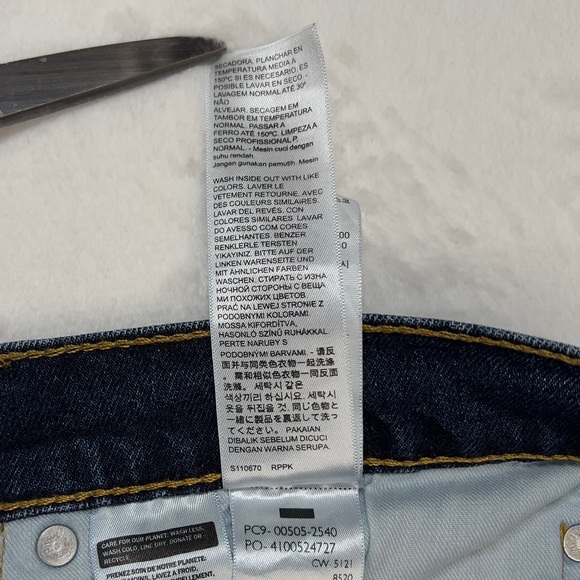 Levi’s 505 Blue Jeans Men’s 38x34 Regular Fit 5 Pocket Red Tag - Picture 13 of 16